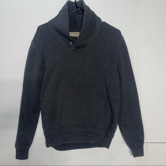 British Khaki Mens Grey Sweater Pullover {SIZE MEDIUM} - Picture 1 of 16